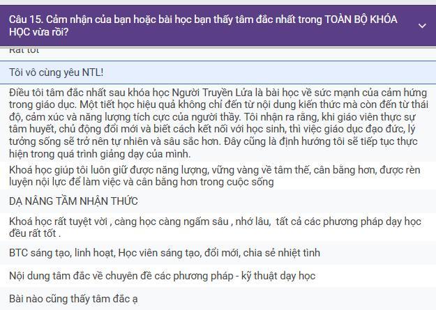 Phản hồi học viên 2