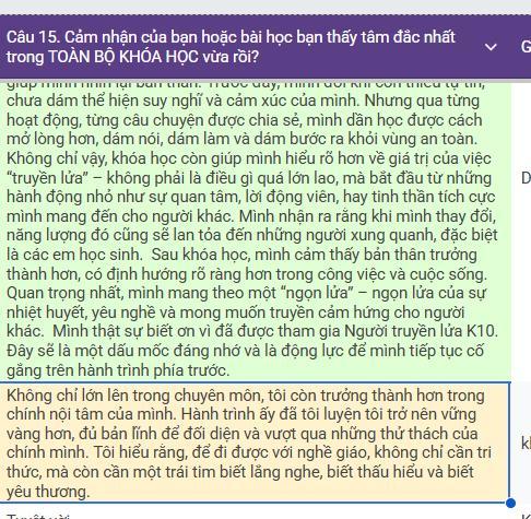 Phản hồi học viên 7