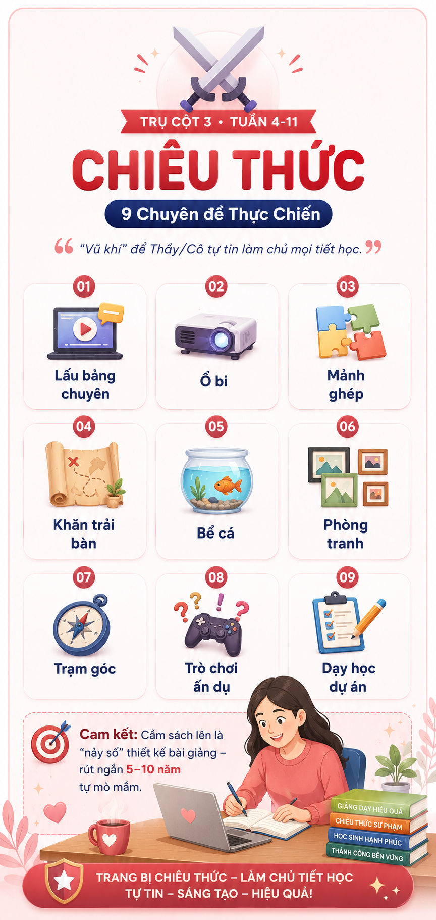 Trụ cột 3: Chiêu Thức - 9 Chuyên đề Thực Chiến